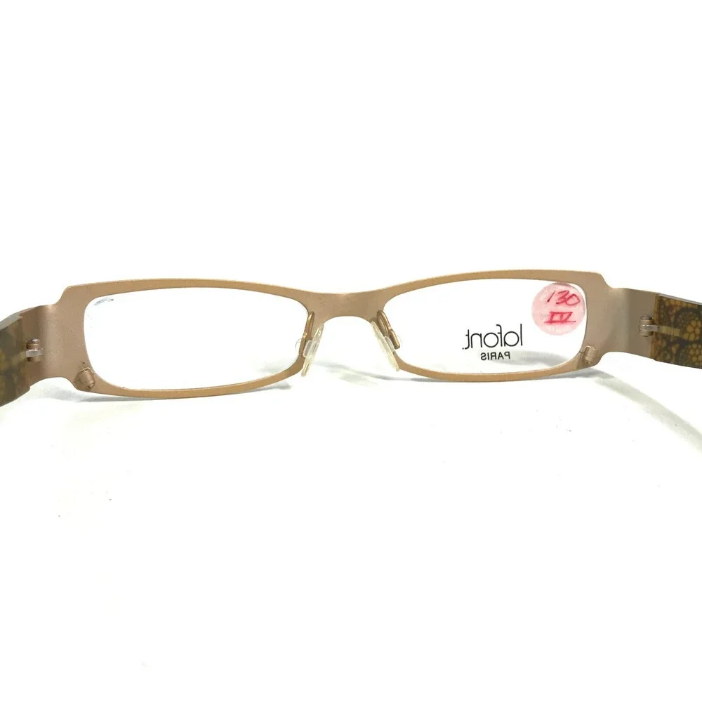 Jean Lafont Eyeglasses Frames ATMOSPHERE 181 Floral Leaves Black Gold 50-17-135